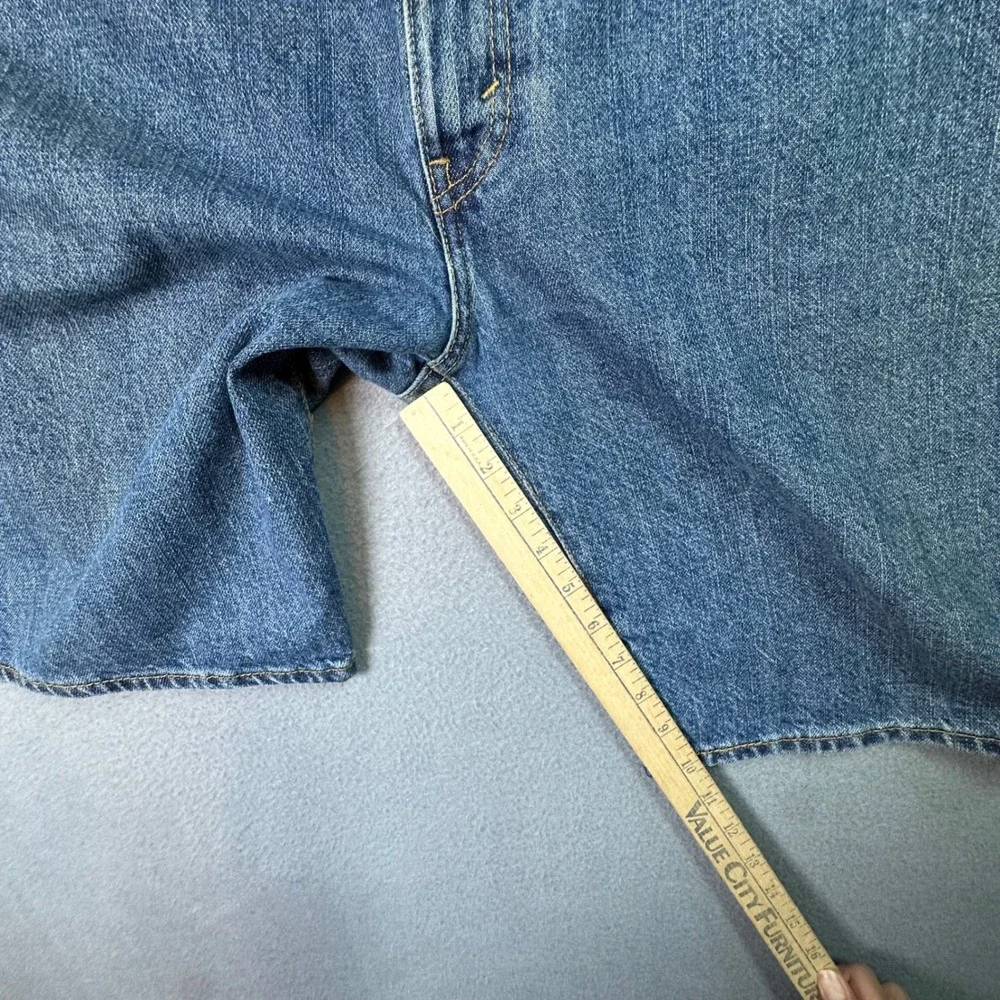 Levi's 505 Regular Fit Denim Shorts Mens 42 Blue Medium Wash‎ Jean Shorts 1793